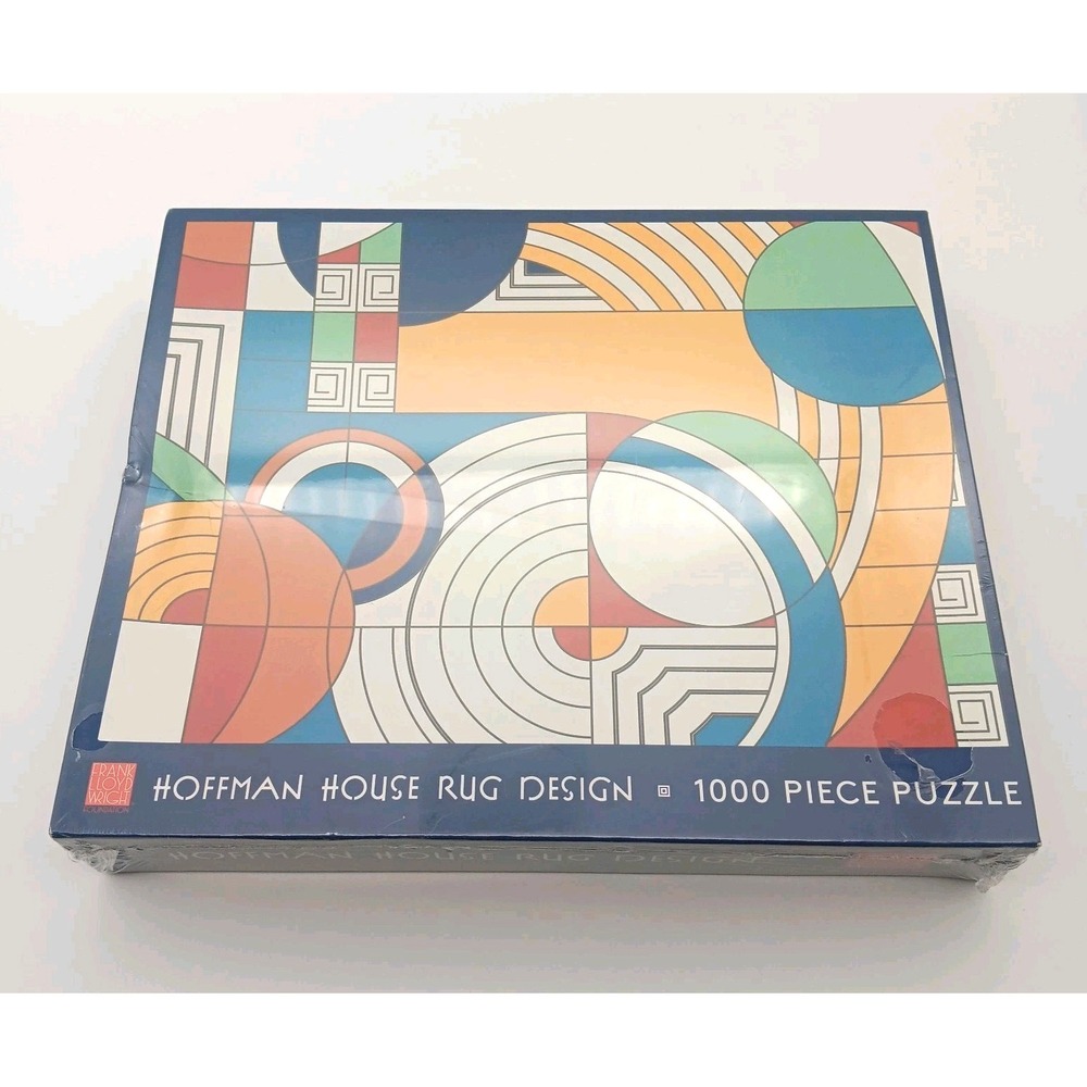 Galison Frank Lloyd Wright Hoffman House Rug Design 1000 Piece Puzzle OS Multi
